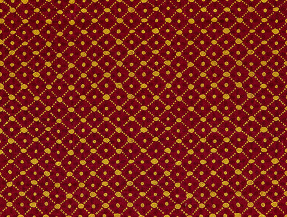 Kosma - Yellow on Maroon