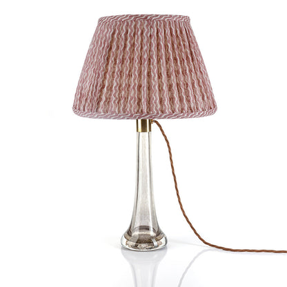 16 Inch Round Gathered Bedwyn Lampshade - Pink Popple