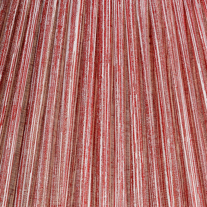 16 Inch Oval Gathered Bedwyn Lampshade - Red Strie