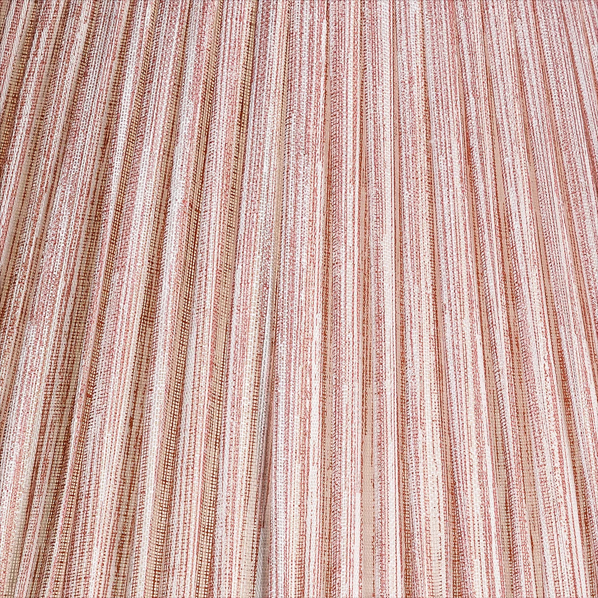 16 Inch Oval Gathered Bedwyn Lampshade - Pink Strie