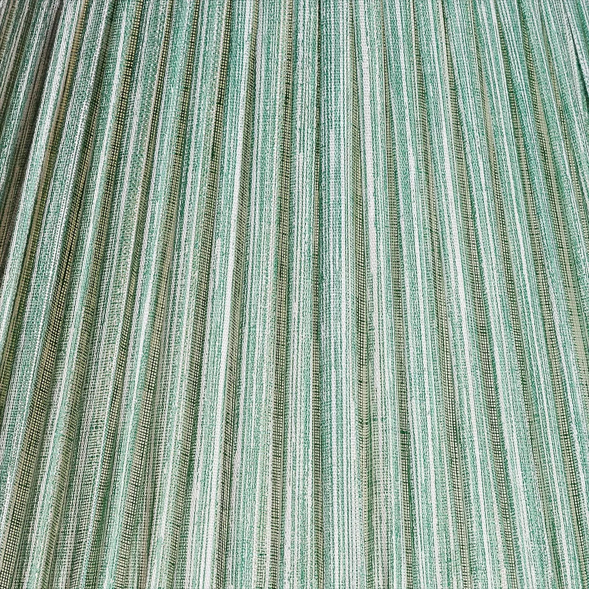 Strie Lampshade Fabric - Green