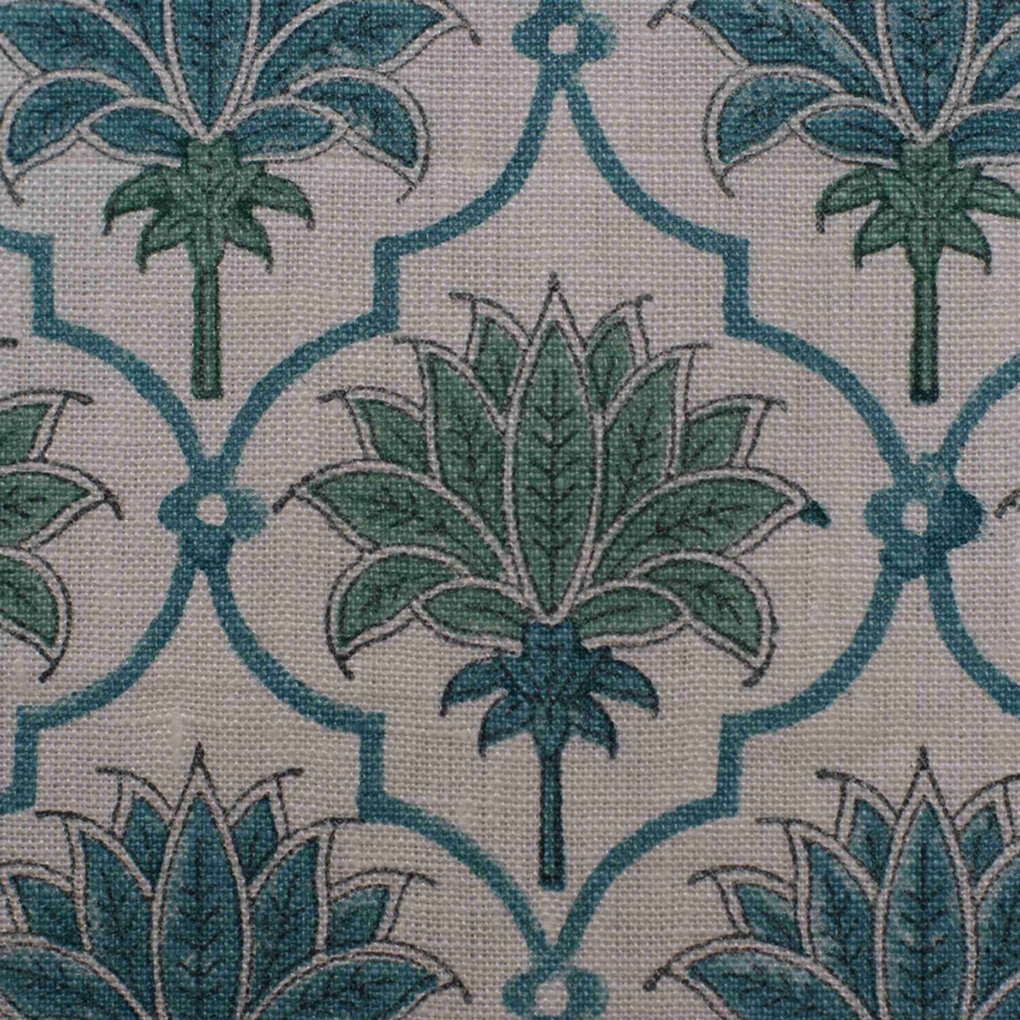 Lotus - Teal & Arsenic