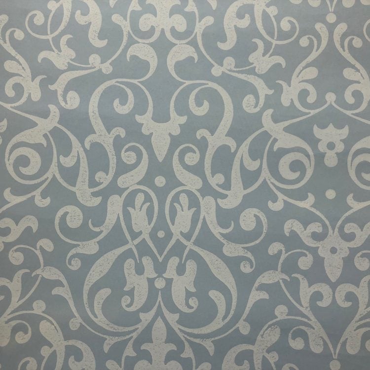 Florentine Wallpaper - Light Blue