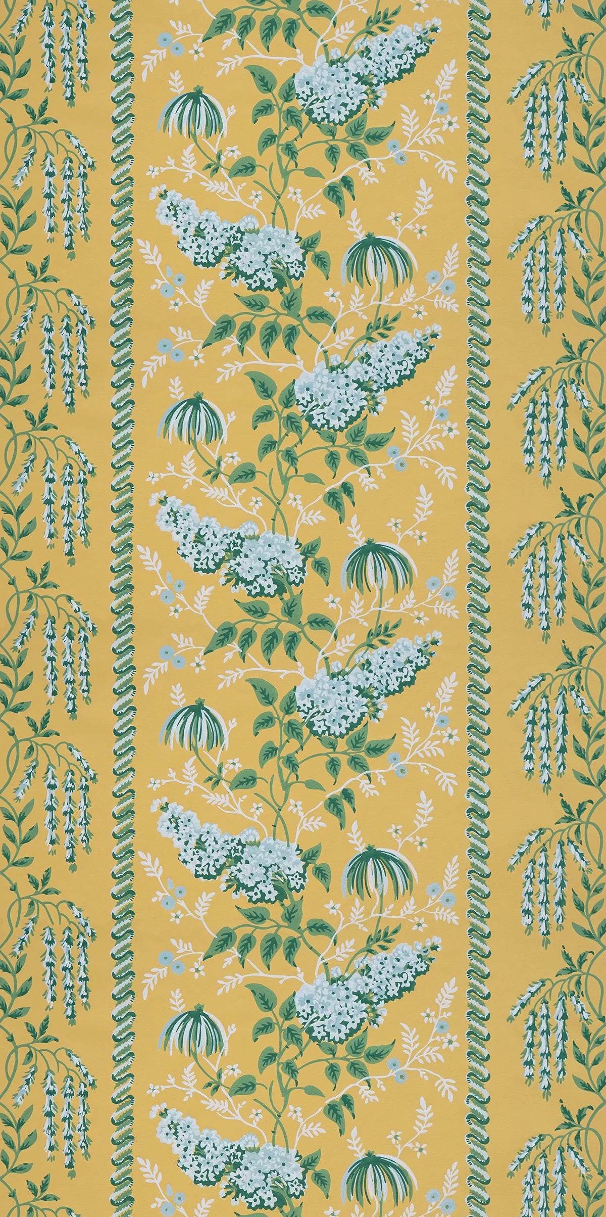 Lilac and Catkin Vine Wallpaper - B