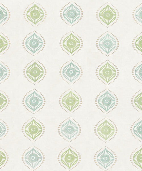 Medallion - Jade & Aquamarine / Moonstone