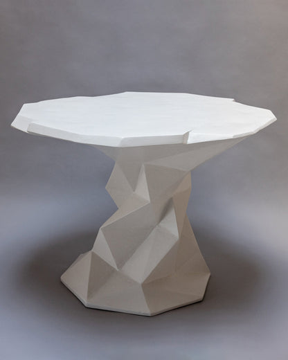 Macklin Center Table - White Plaster