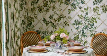 Rose Trellis Wallpaper - Verdure
