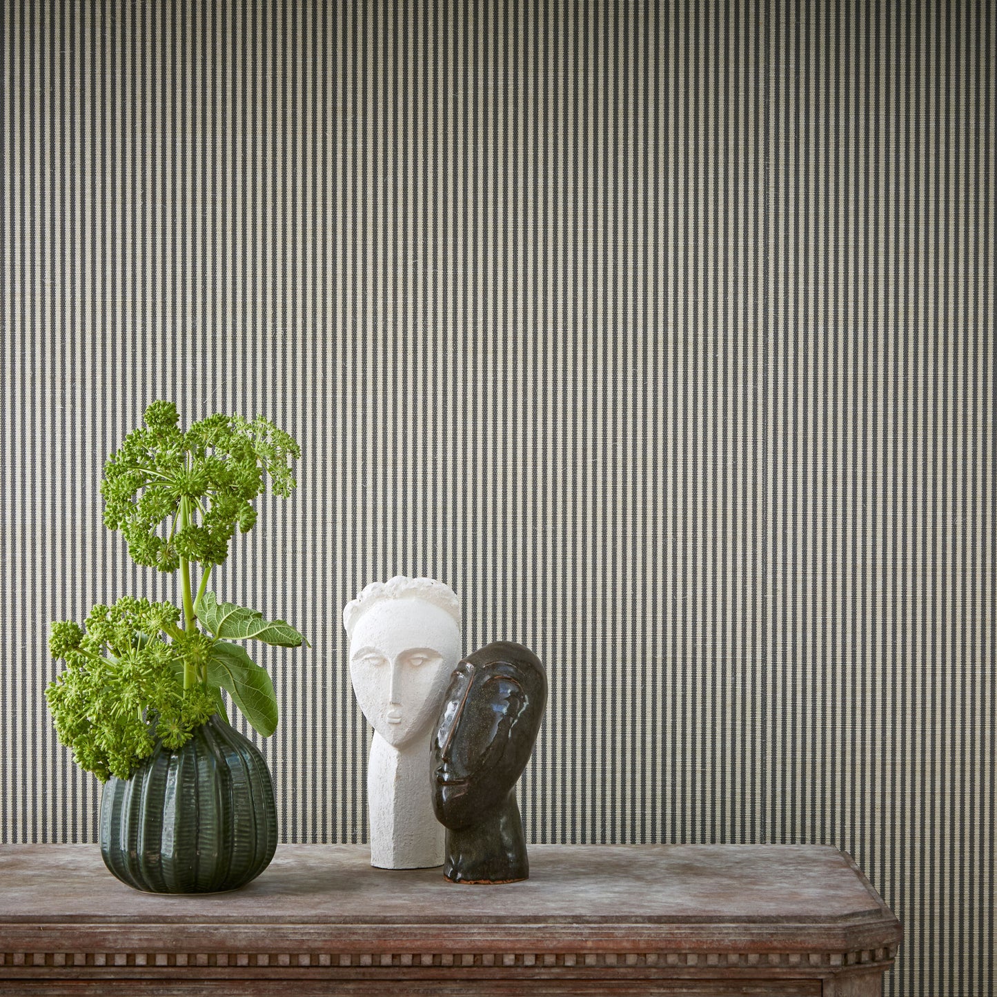 Audrey Wallpaper - Celery