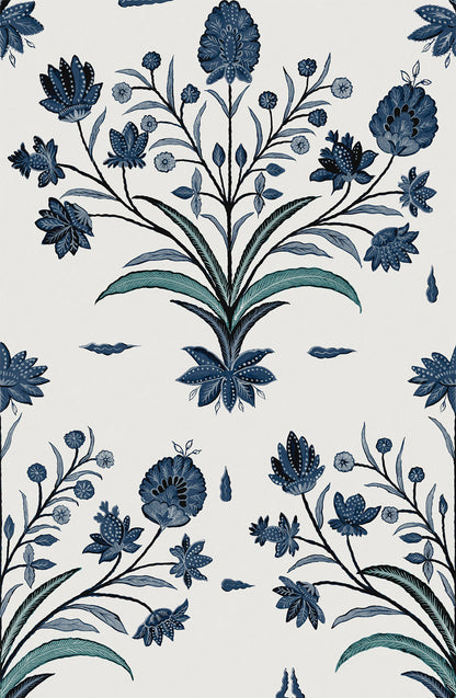 Maharaja's Tent Wallpaper - Jodhpur Blue