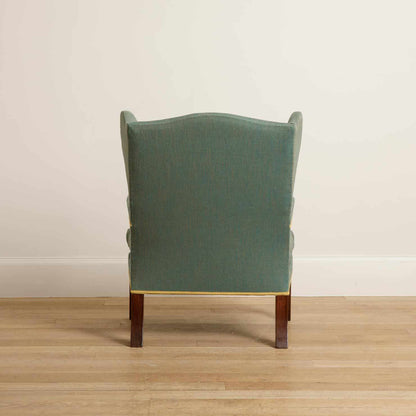 Duchess Chair & Footstool - Walnut - antique mahogany finish
