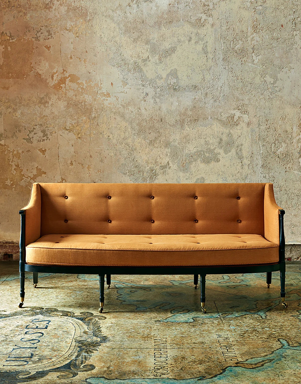 Clarence Sofa - Solid beech - Ebonised finish