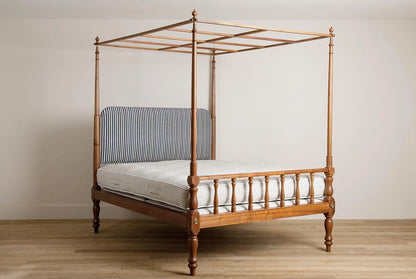 Bala Bed Queen - Teak Finish, Solid American Black Walnut