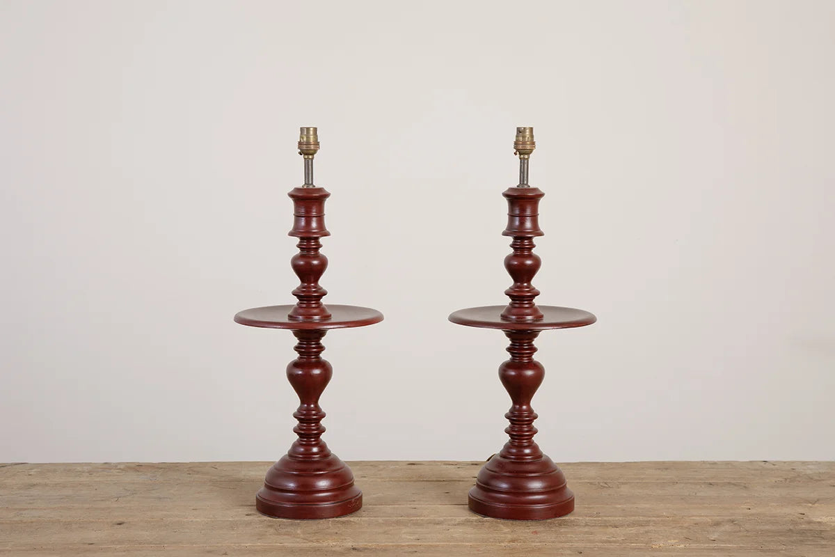 Batavian Lamp - Hand Painted & Distressed