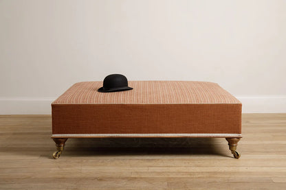 Beeton Ottoman - English Walnut - oiled & waxed