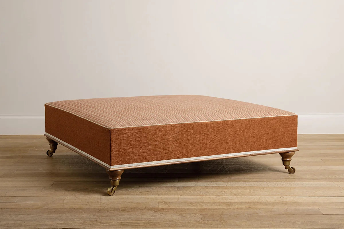 Beeton Ottoman - English Walnut - oiled & waxed