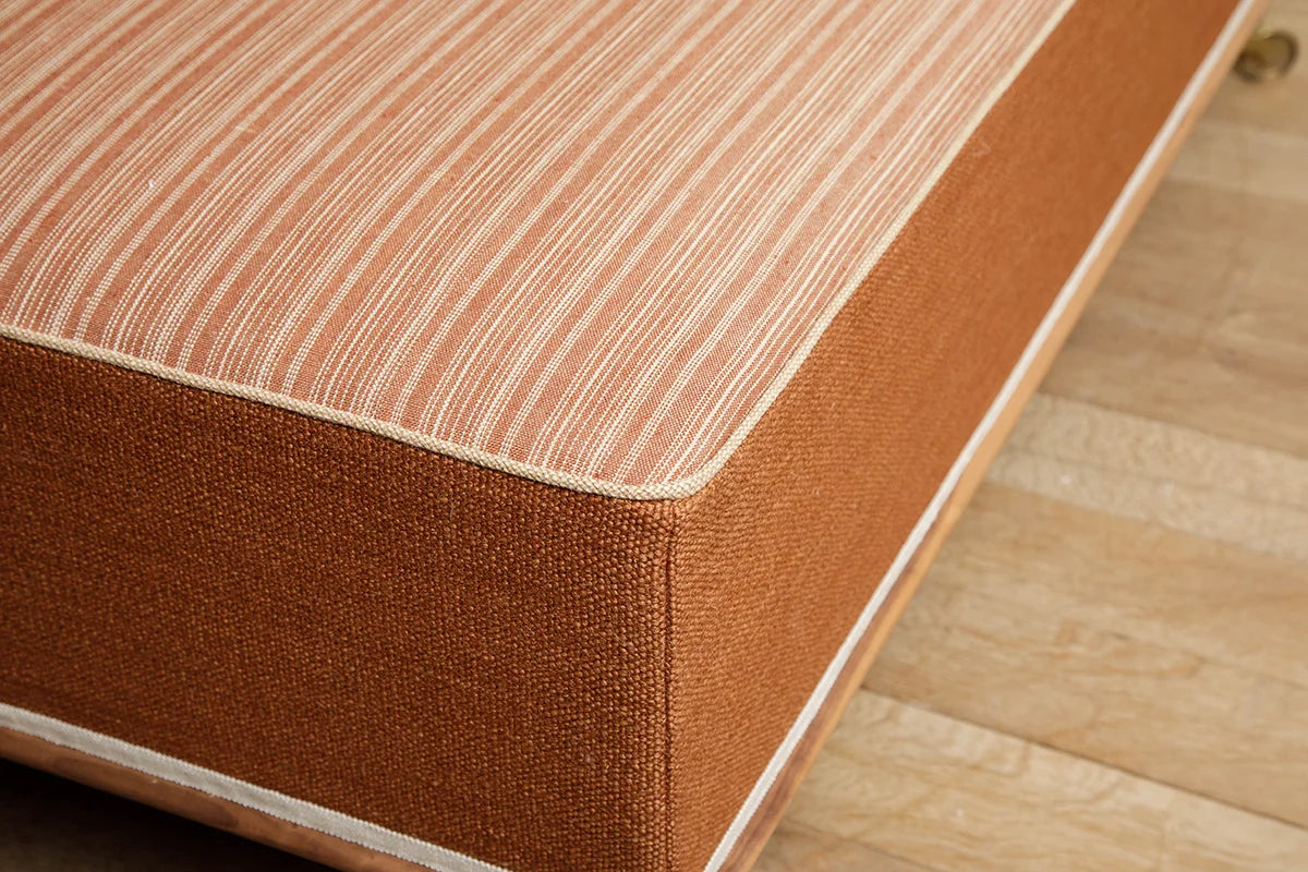 Beeton Ottoman - English Walnut - oiled & waxed