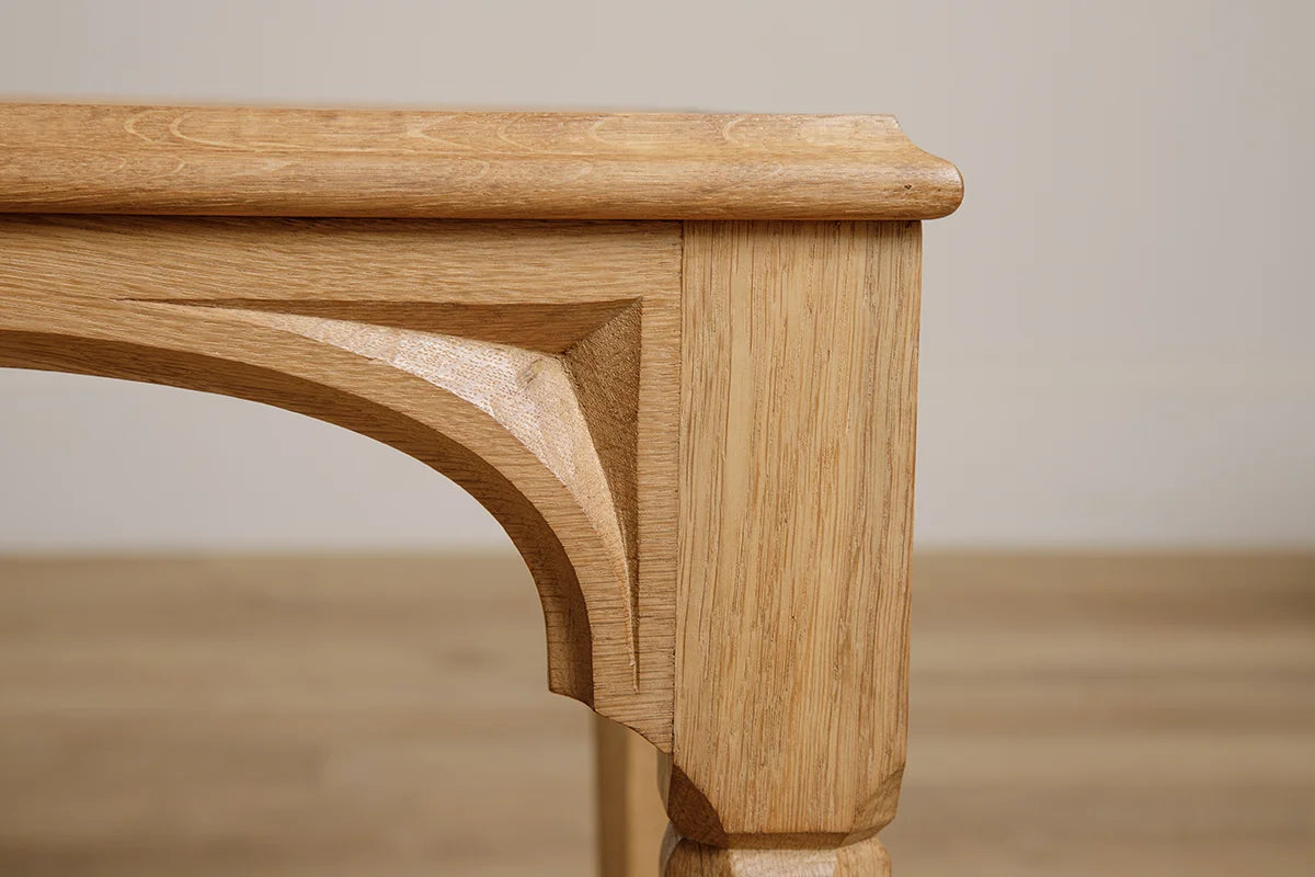 Blythe Bench - Oxidised solid oak