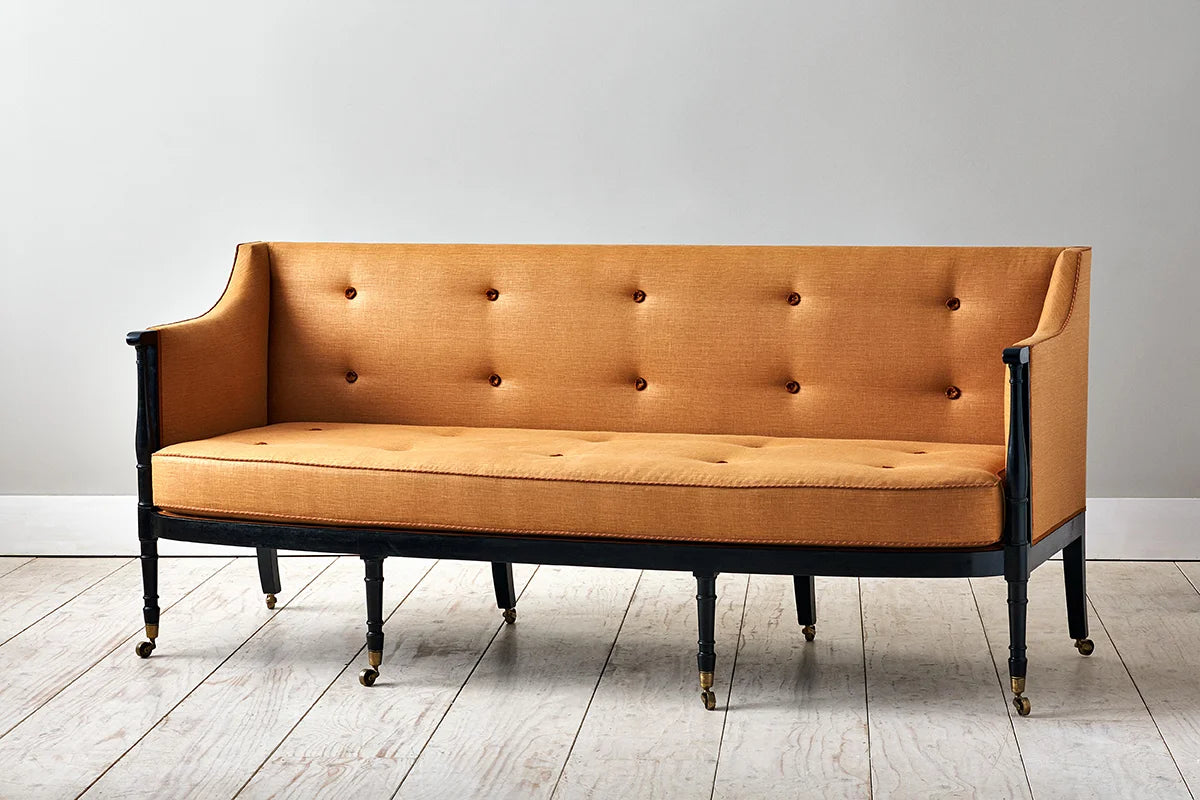 Clarence Sofa - Solid beech - Ebonised finish