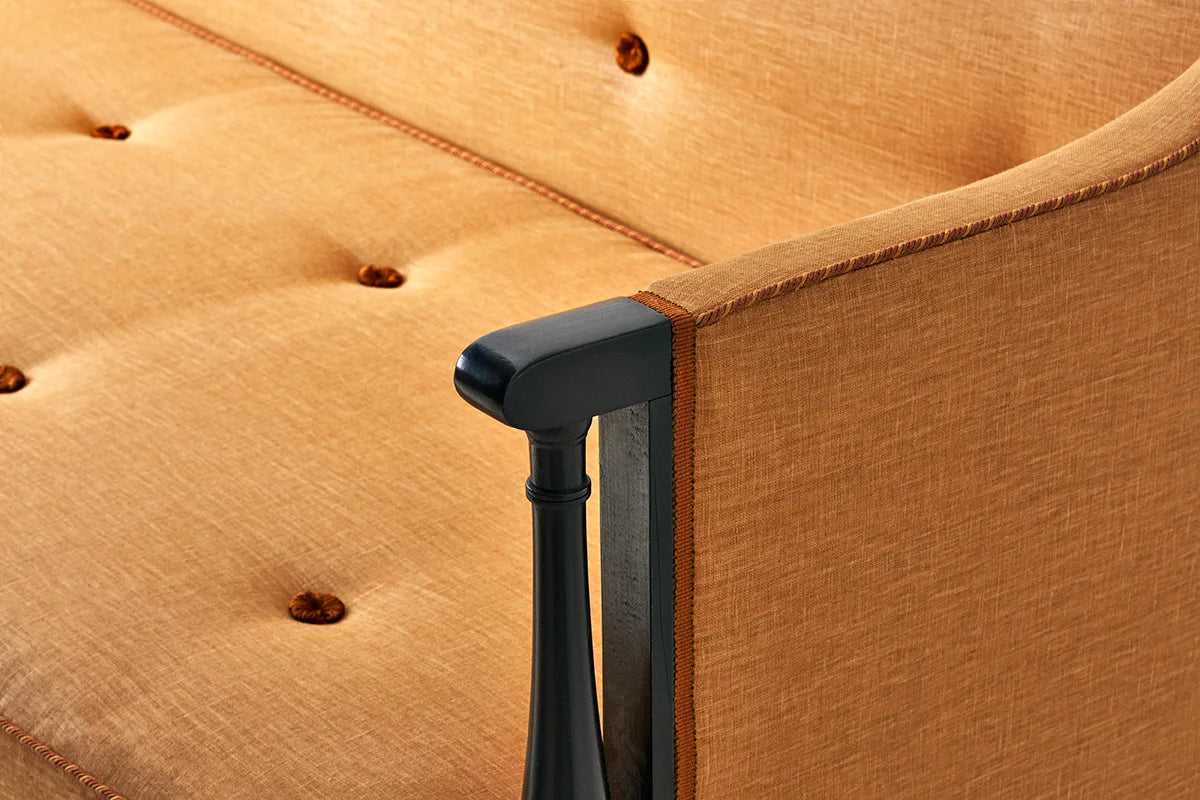 Clarence Sofa - Solid beech - Ebonised finish