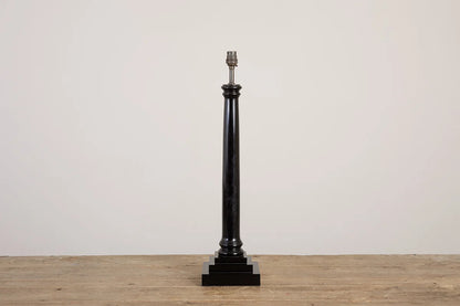 Column Lamp - Ebonised