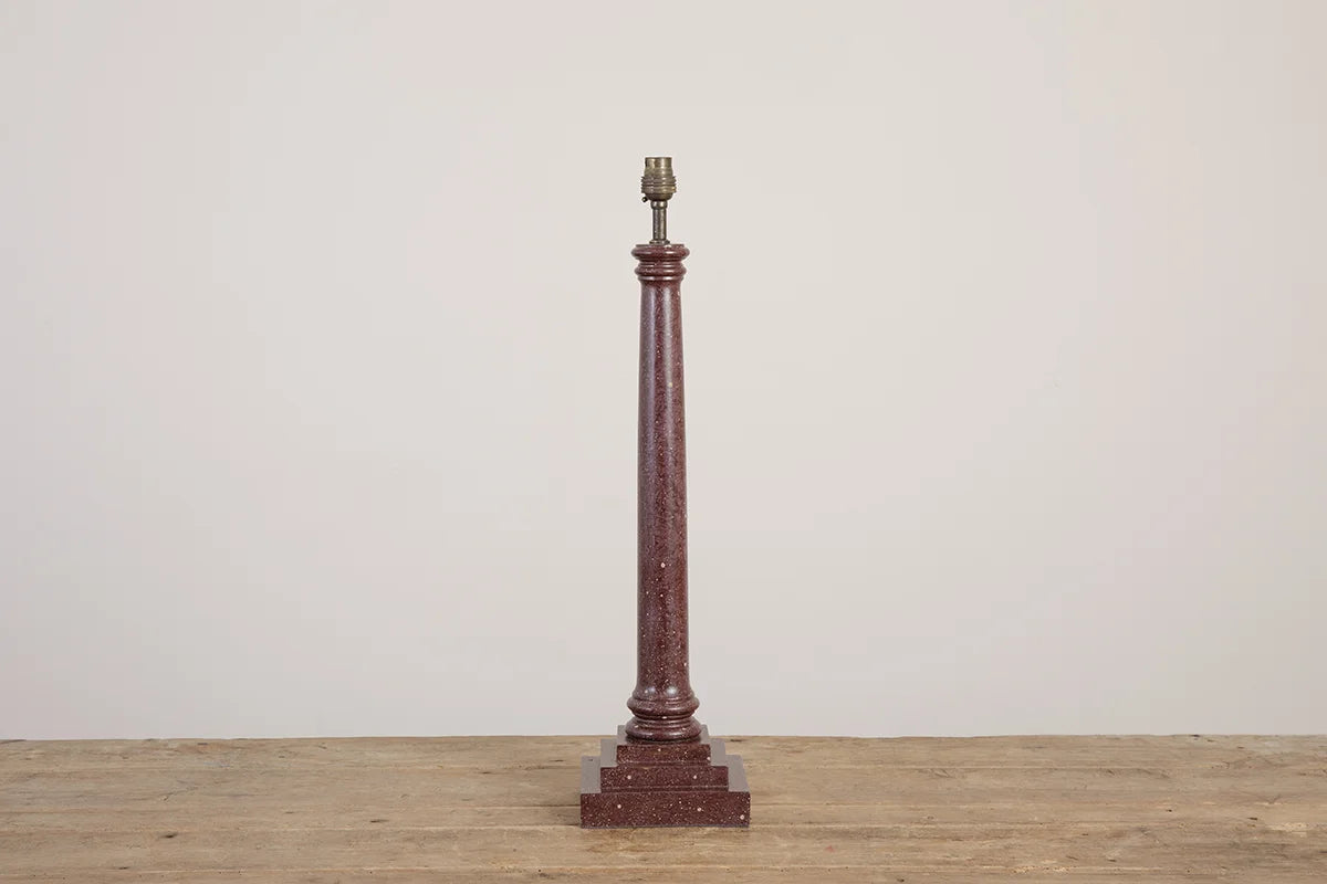 Column Lamp - Porphyry