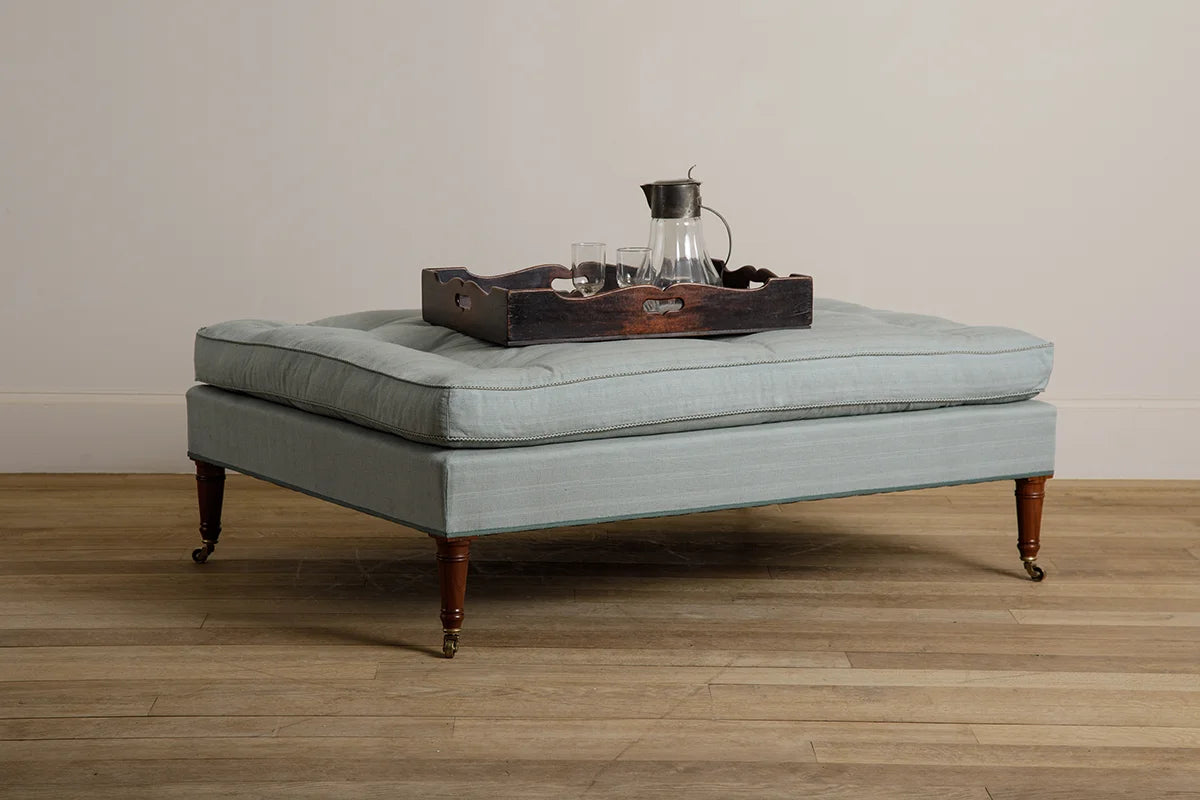 Finch Footstool - Walnut - oiled & waxed