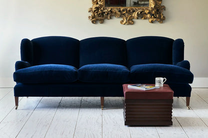 Hepburn Sofa - Walnut - antique mahogany finish
