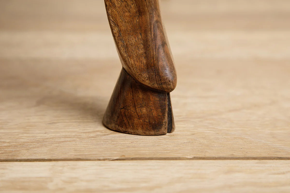 Hoof Chair - English Walnut - antique finish
