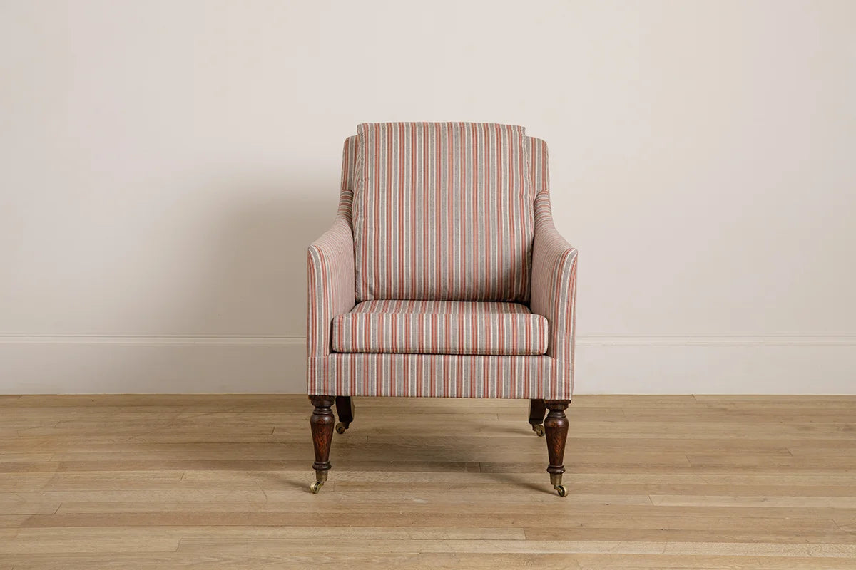 Lyre Chair - Walnut - antique mahogany finish
