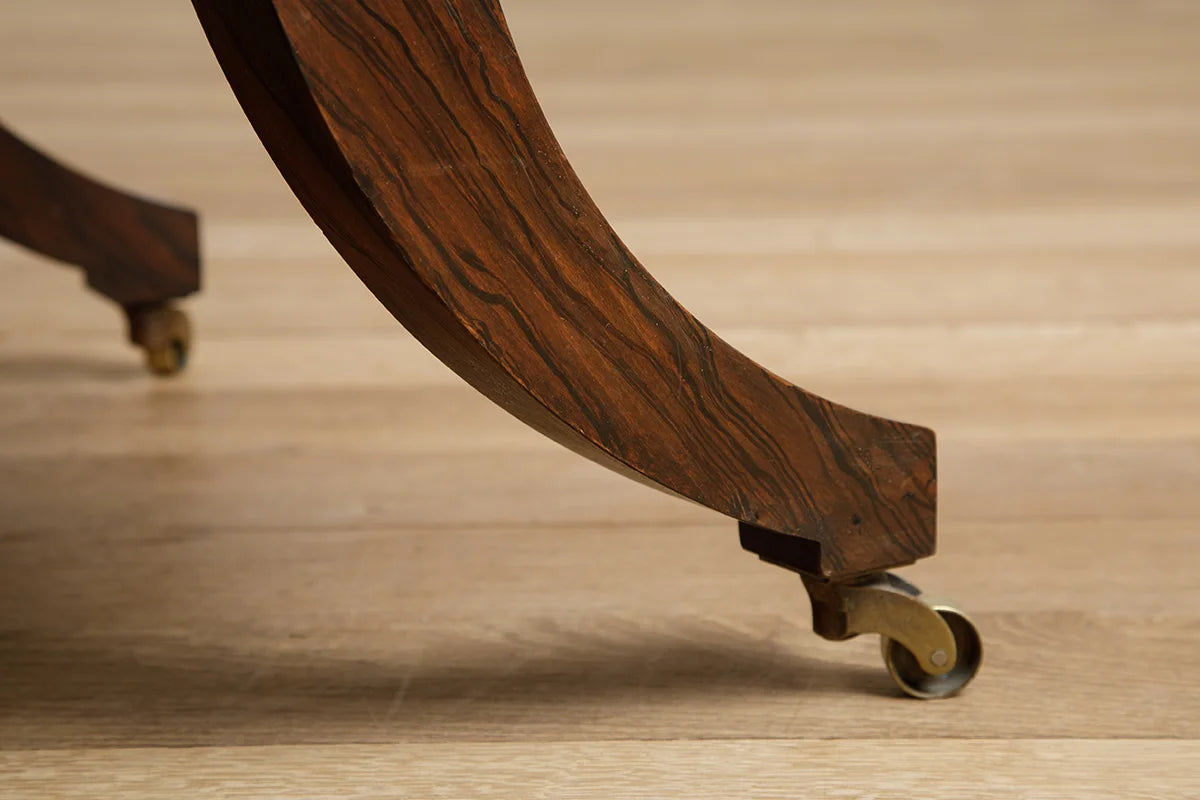 Lyre Chair - Walnut - antique mahogany finish