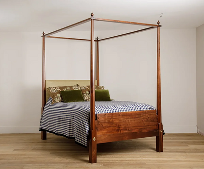 New Gloucester Bed Queen - Oiled & Waxed American Black Walnut