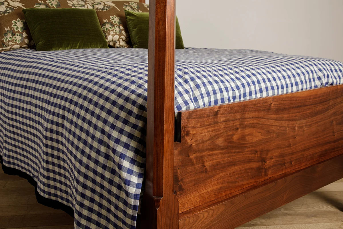 New Gloucester Bed Queen - Oiled & Waxed American Black Walnut