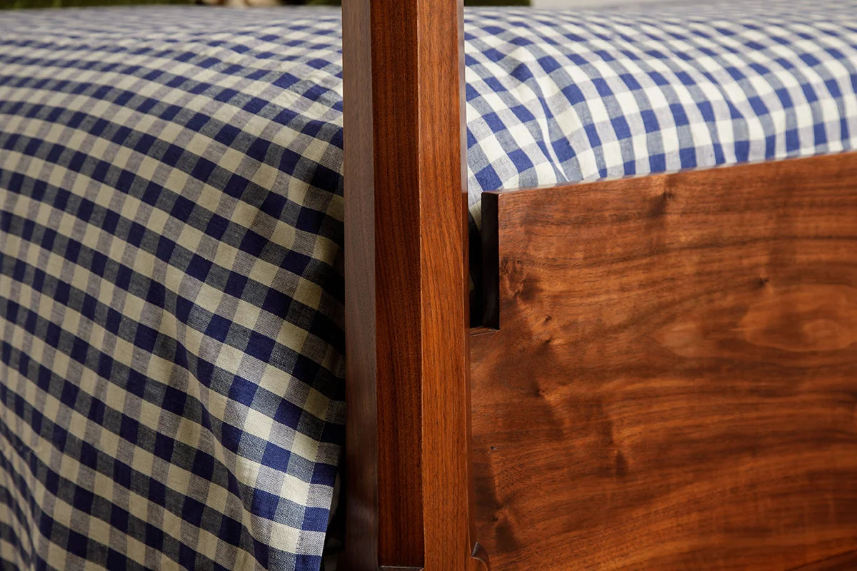 New Gloucester Bed Queen - Oiled & Waxed American Black Walnut