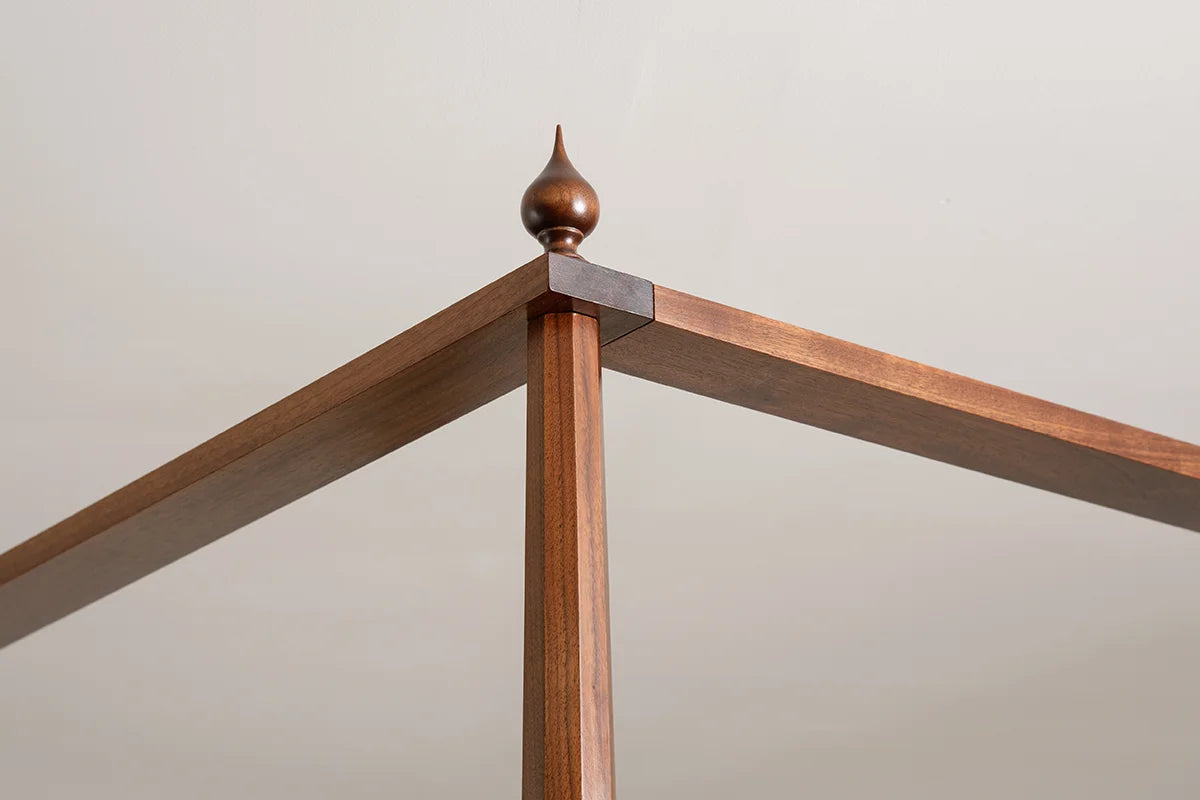 New Gloucester Bed Queen - Oiled & Waxed American Black Walnut