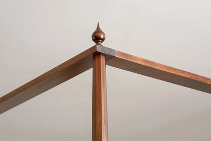 New Gloucester Bed Queen - Oiled & Waxed American Black Walnut