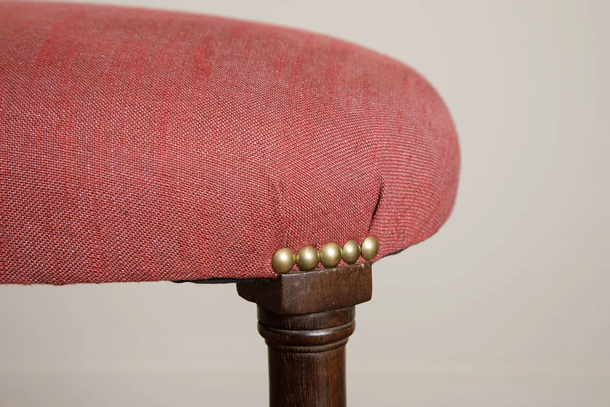 Norfolk Stool - Walnut - Antique Mahogany Finish