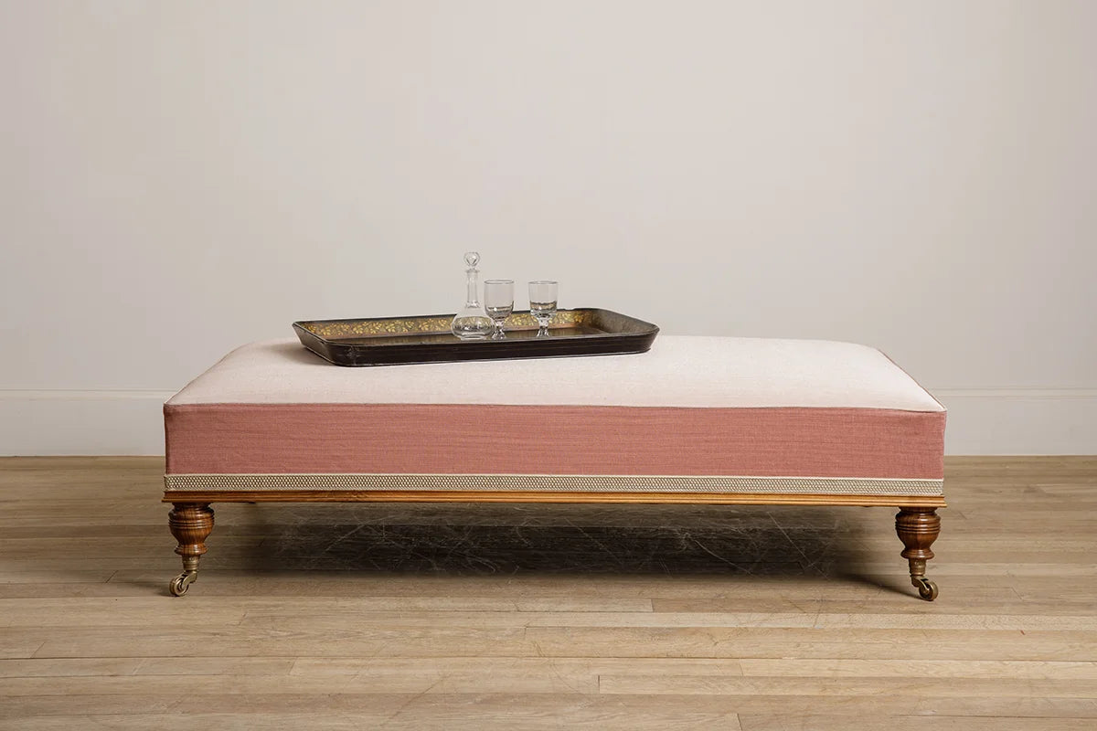 Paxton Footstool - Walnut - oiled & waxed