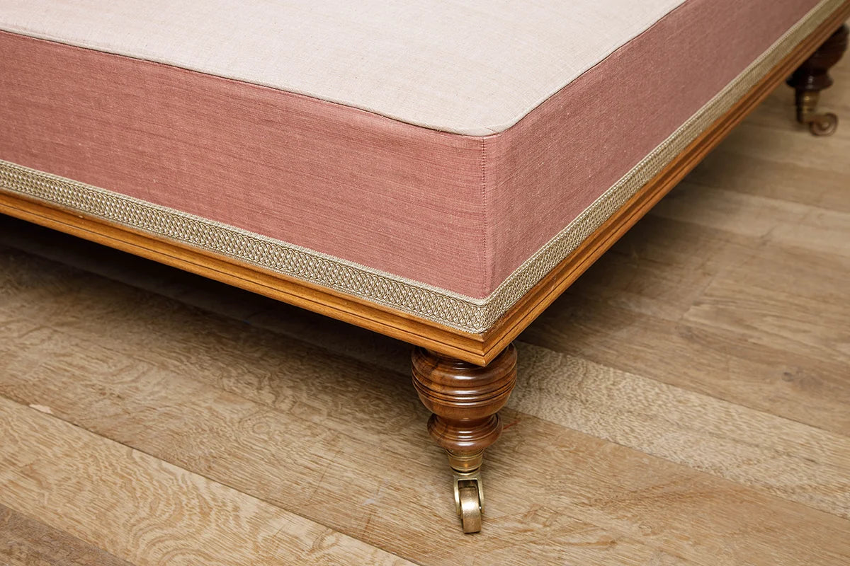 Paxton Footstool - Walnut - oiled & waxed