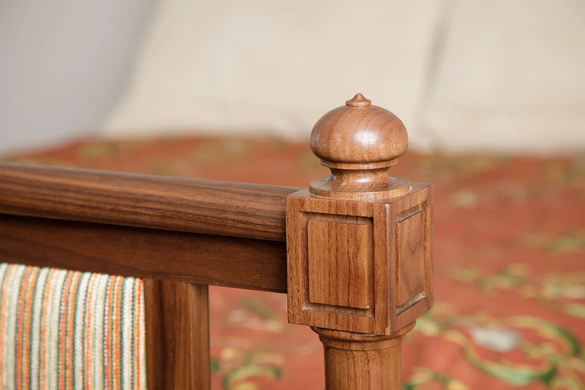 Pembroke Bed Queen - Oiled & Waxed American Black Walnut