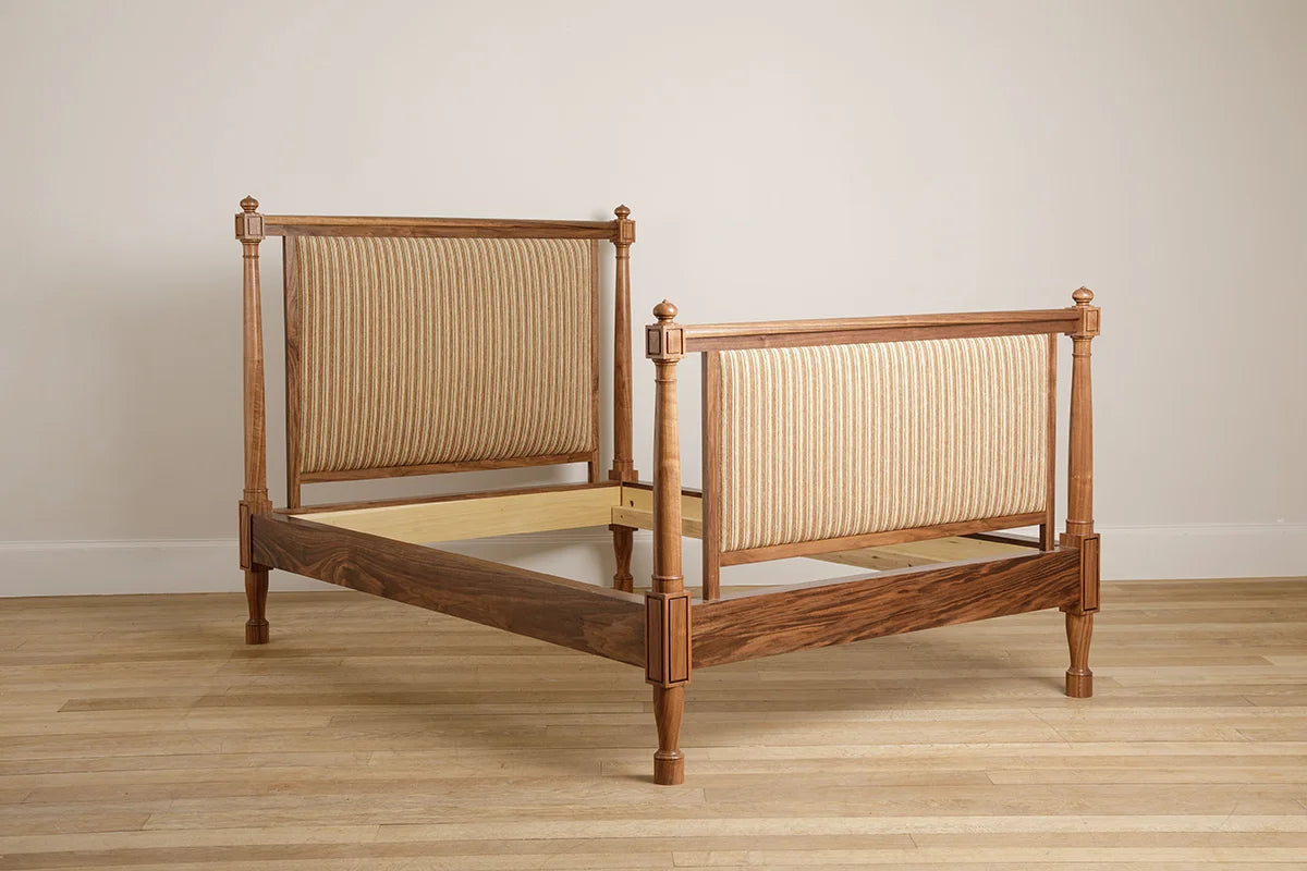 Pembroke Bed Queen - Oiled & Waxed American Black Walnut
