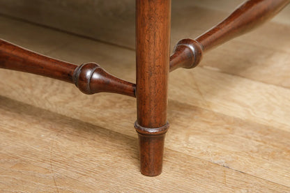 Scottish Ottoman - Walnut - antique mahogany finish