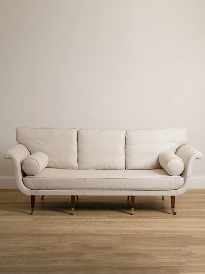 Sophie Sofa - Walnut - antique mahogany finish