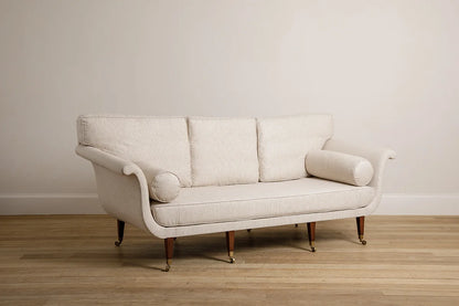 Sophie Sofa - Walnut - antique mahogany finish