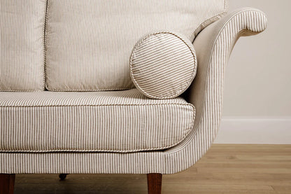 Sophie Sofa - Walnut - antique mahogany finish