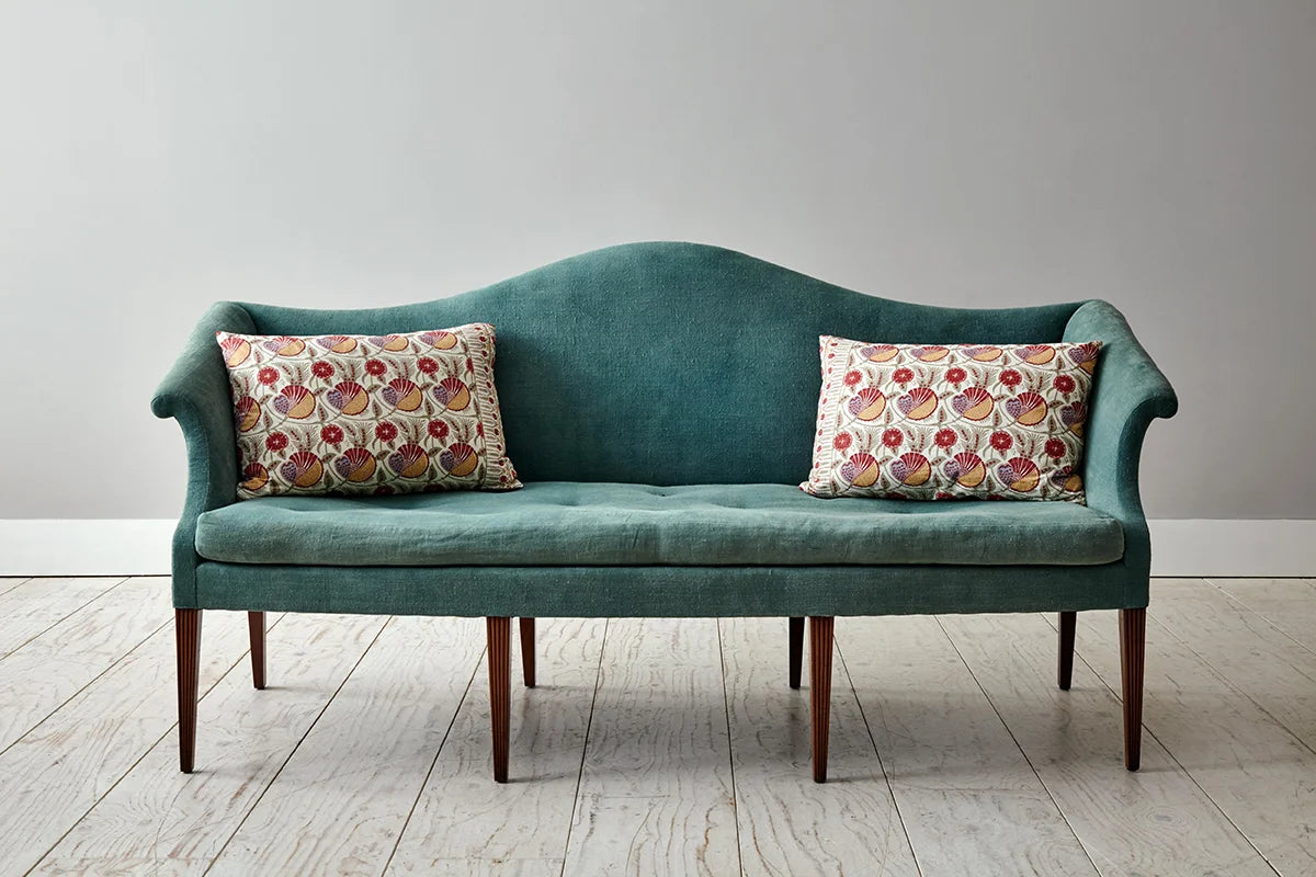 Tindley Sofa - Walnut - antique mahogany finish
