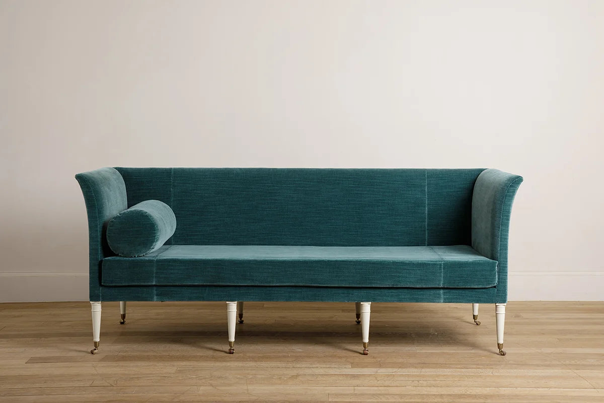 Uppark Sofa - Solid Beech - hand painted legs
