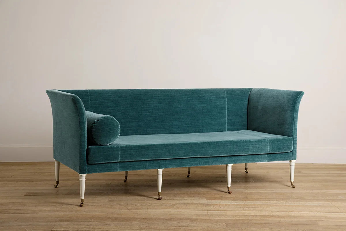 Uppark Sofa - Solid Beech - hand painted legs