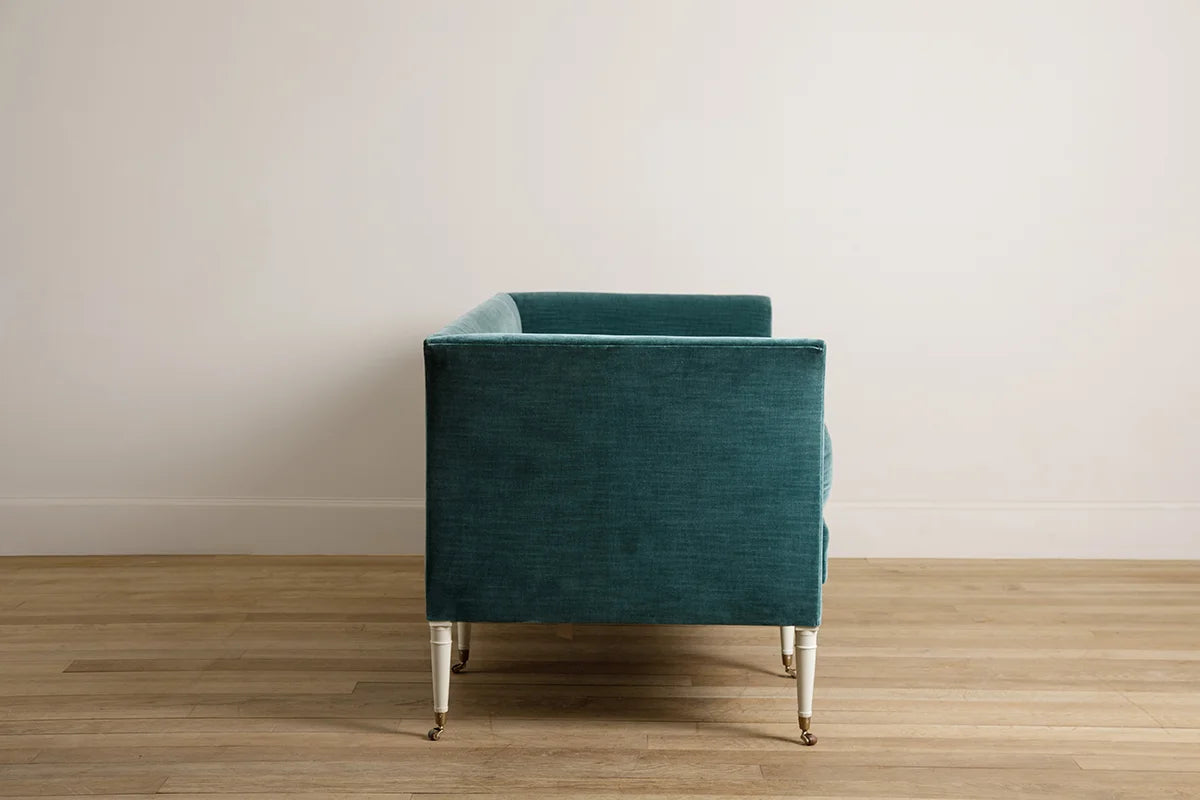 Uppark Sofa - Solid Beech - hand painted legs