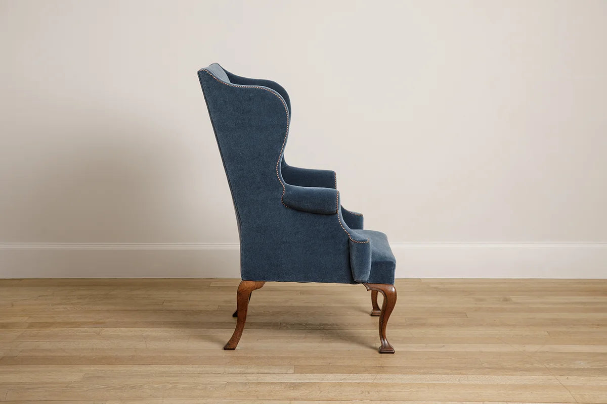 Wing Armchair - English Walnut - antique finish