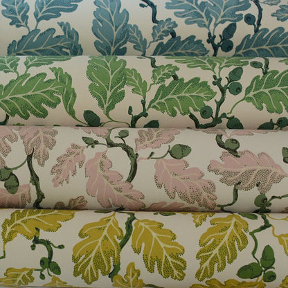 Mill Oak Wallpaper - Common Blue